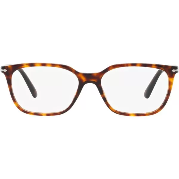 Persol Mens Po3298v Rectangular Prescription Eyewear FramesHavanaDemo Lens