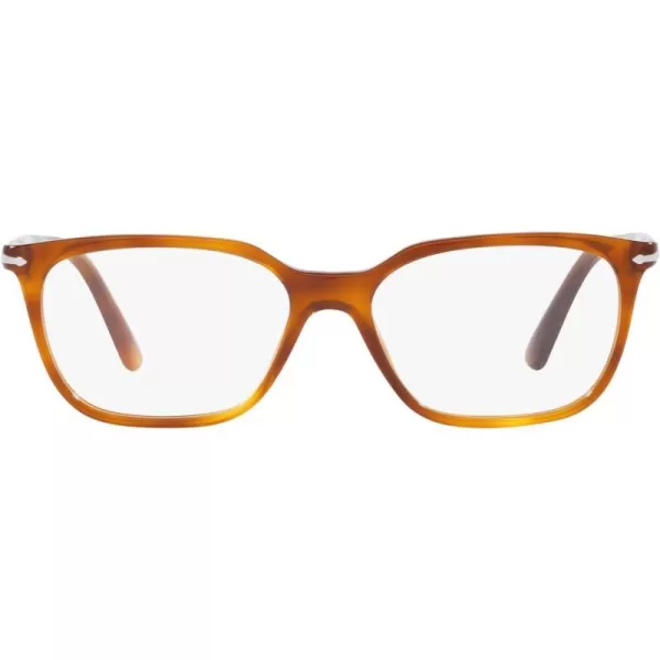 Persol Mens Po3298v Rectangular Prescription Eyewear FramesTerra Di SienaDemo Lens