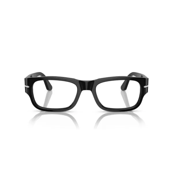 Persol Mens Po3324v Square Prescription Eyewear FramesBlackDemo Lens