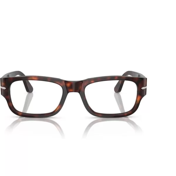 Persol Mens Po3324v Square Prescription Eyewear FramesHavanaDemo Lens