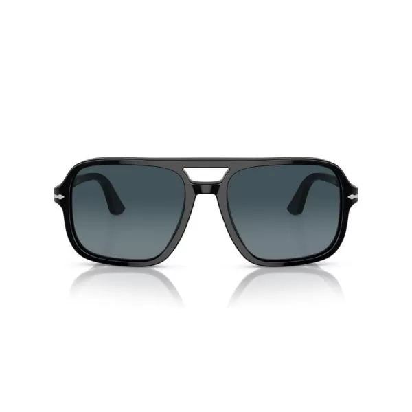 Persol Mens Po3328s Aviator SunglassesBlack