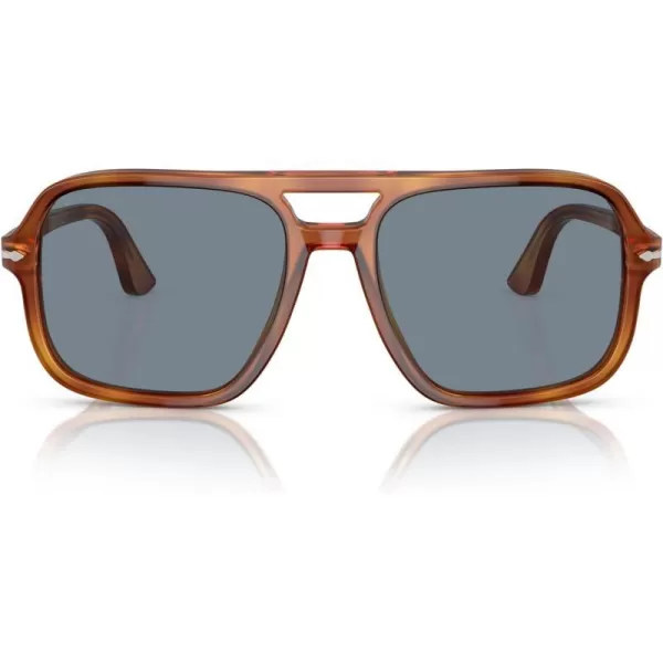 Persol Mens Po3328s Aviator SunglassesTerra Di Siena