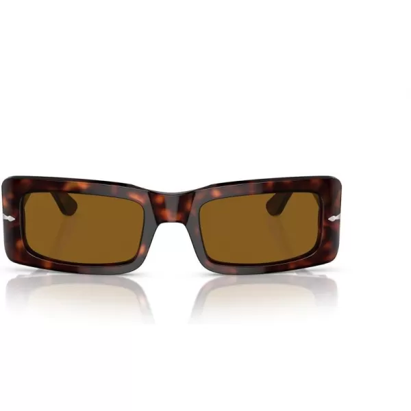 Persol Mens Po3332s Francis Rectangular SunglassesHavana