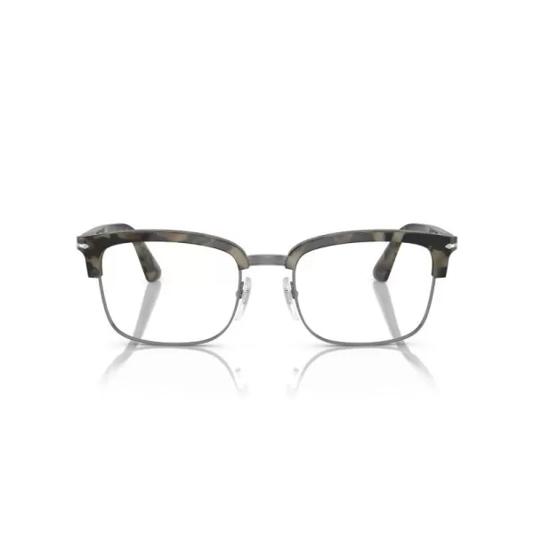 Persol Mens Po3340v Lina Rectangular Prescription Eyewear FramesBrown TortoiseDemo Lens