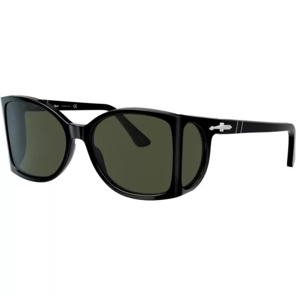 Persol PO0005 Square SunglassesBlackGreen