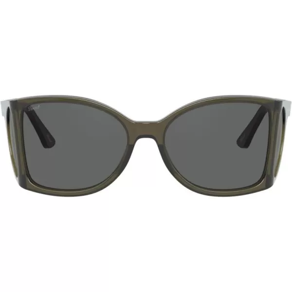 Persol PO0005 Square SunglassesOpal SmokeDark Grey