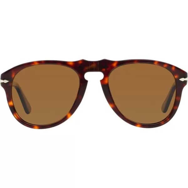 Persol PO0649 Aviator SunglassesHavanaBrown Polarized