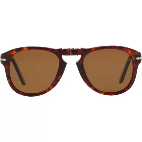 Persol PO0714 Aviator SunglassesHavanaBrown Polarized