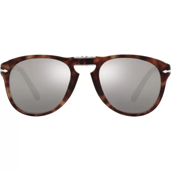 Persol PO0714SM Steve McQueen Aviator SunglassesHavanaGrey