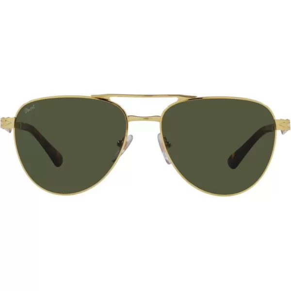 Persol PO1003S Pilot SunglassesGoldGreen