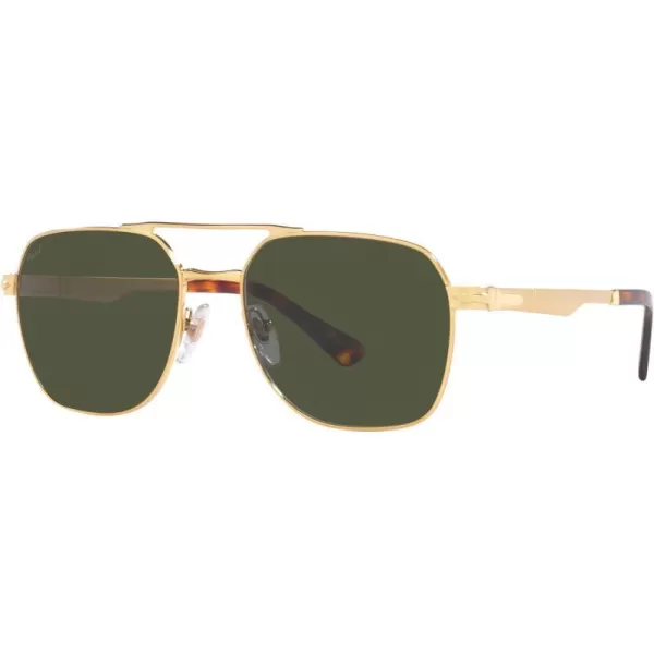 Persol PO1004S Pilot SunglassesGoldGreen