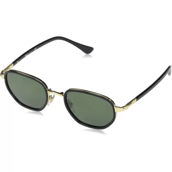 Persol PO2471S Round SunglassesGoldBlackGreen