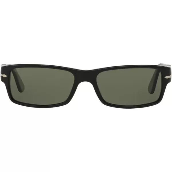 Persol PO2747S Rectangular SunglassesBlackGreen Polarized