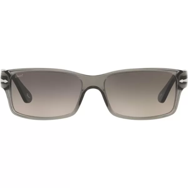 Persol PO2803S Rectangular SunglassesGrey Taupe TransparentGrey Gradient