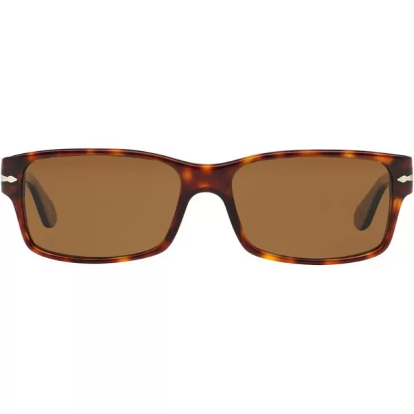 Persol PO2803S Rectangular SunglassesHavanaBrown Polarized