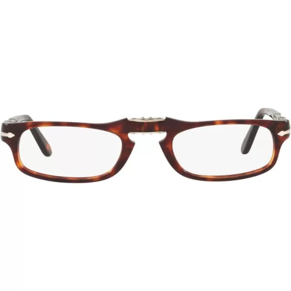 Persol PO2886V Rectangular Prescription Eyewear FramesHavanaDemo Lens