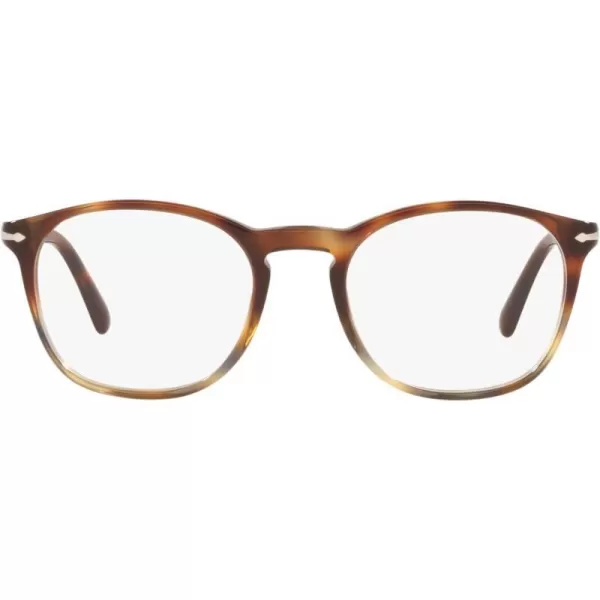 Persol PO3007VM Square Prescription Eyewear FramesTortoise Spotted BrownDemo Lens