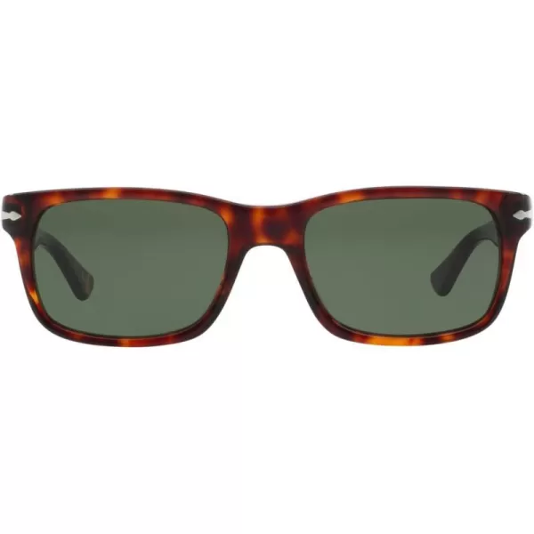 Persol PO3048S Rectangular SunglassesHavanaGreen