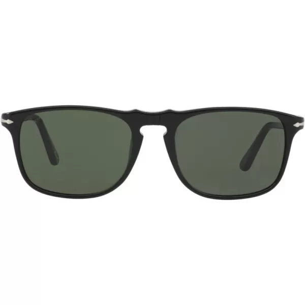 Persol PO3059S Square SunglassesBlackGreen