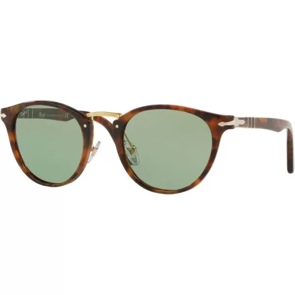 Persol PO3108S Round SunglassesCaffeGreen