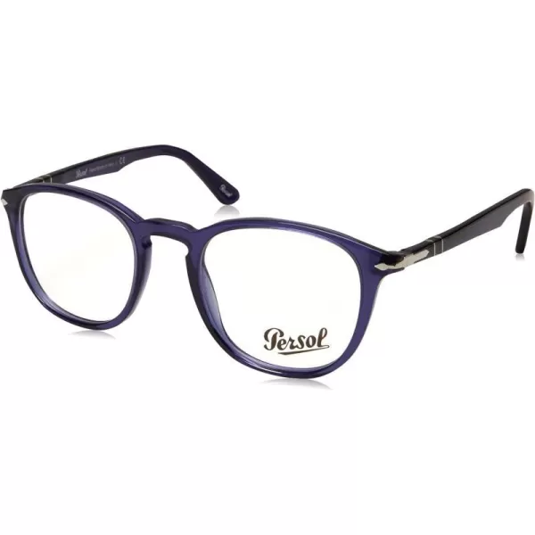 Persol PO3143V Rectangular Prescription Eyewear FramesCobaltoDemo Lens