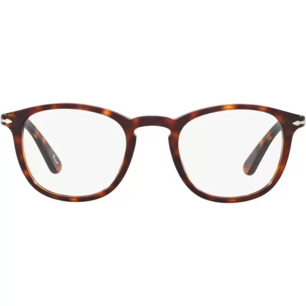 Persol PO3143V Rectangular Prescription Eyewear FramesHavanaDemo Lens