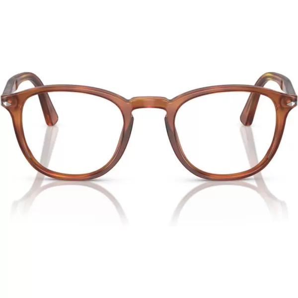 Persol PO3143V Rectangular Prescription Eyewear FramesTerra Di SienaDemo Lens