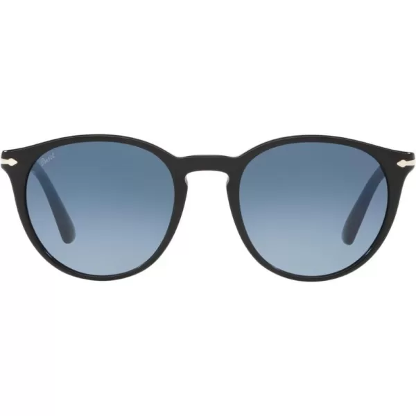 Persol PO3152S Round SunglassesBlackAzure Gradient Blue