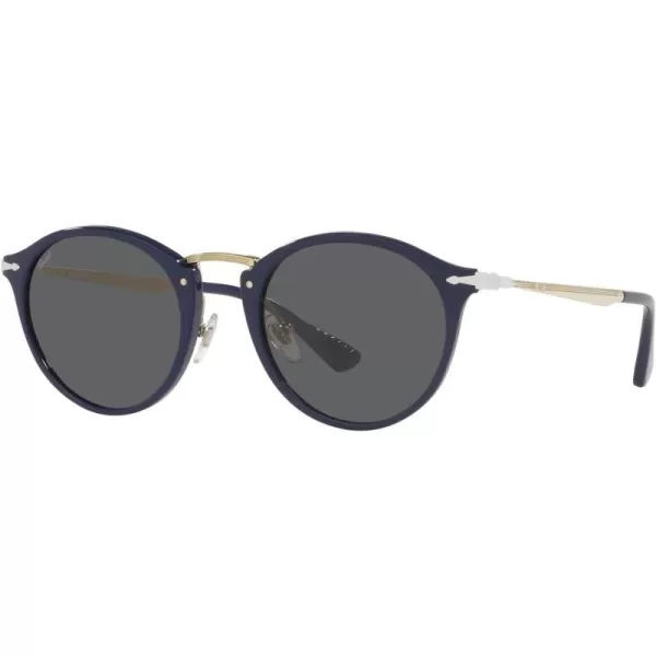 Persol PO3166S Round SunglassesBlueDark Grey