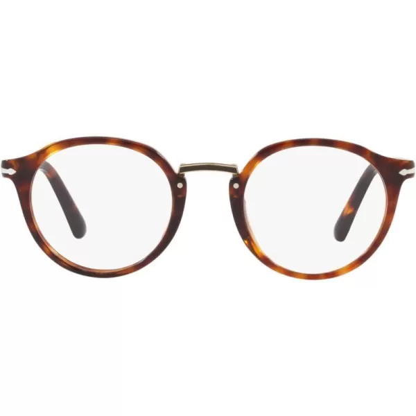 Persol PO3185V Round Prescription Eyewear FramesHavanaDemo Lens