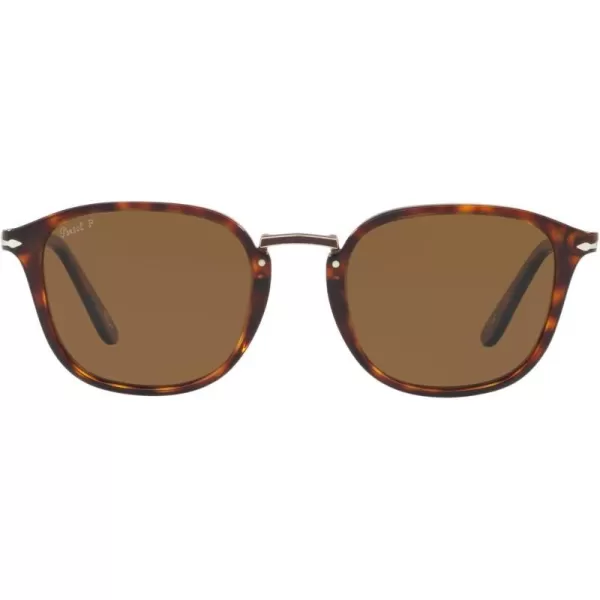 Persol PO3186S Round SunglassesHavanaBrown Polarized