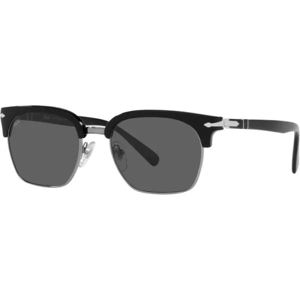 Persol PO3199S Square SunglassesBlackGunmetalDark Grey