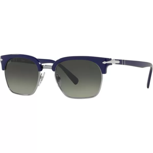 Persol PO3199S Square SunglassesBlueLight Grey Gradient Dark Grey