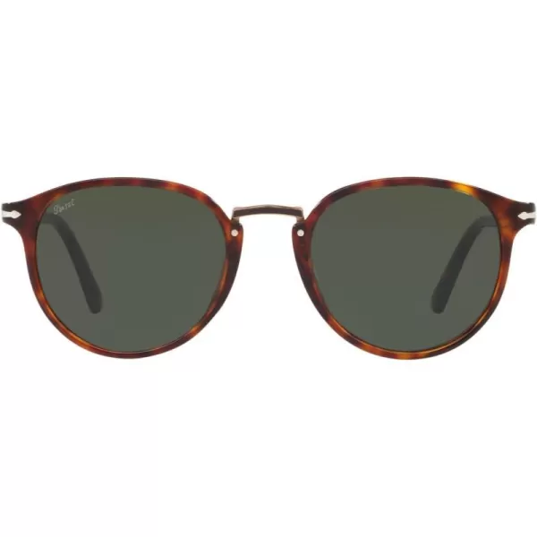 Persol PO3210S Round SunglassesHavanaGreen