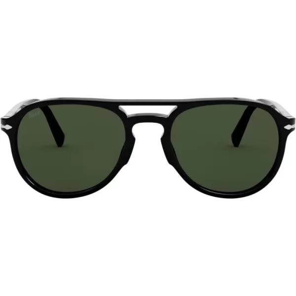 Persol PO3235S Aviator SunglassesBlackGreen