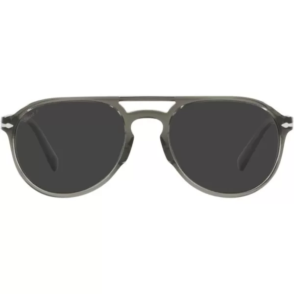 Persol PO3235S Aviator SunglassesSmoke OpalDark Grey Polarized