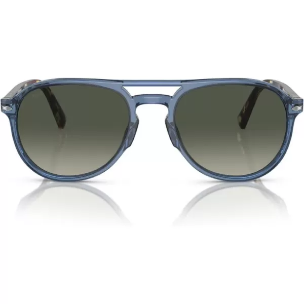 Persol PO3235S Aviator SunglassesTransparent Navy