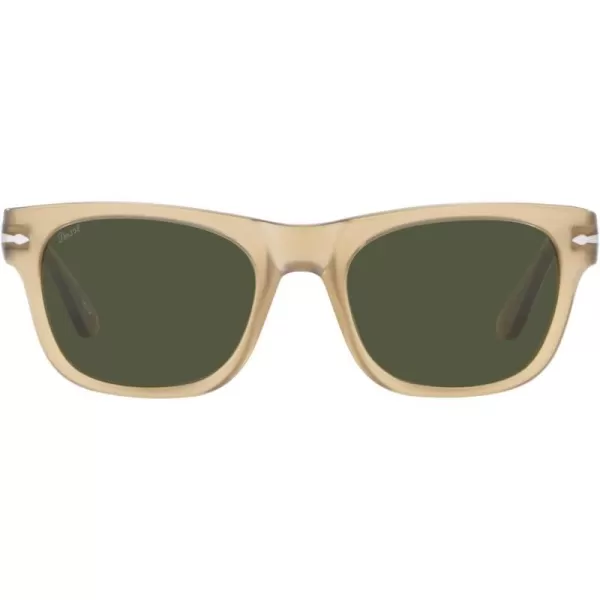 Persol PO3269S Square SunglassesBeige OpalGreen