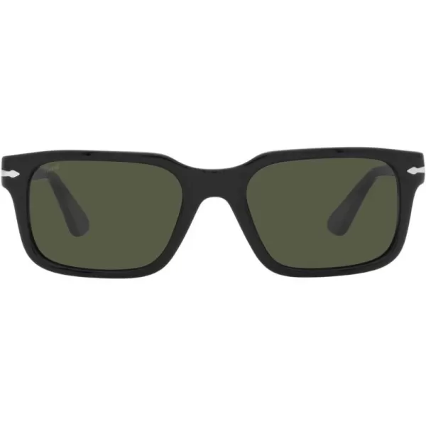 Persol PO3272S Rectangular SunglassesBlackGreen