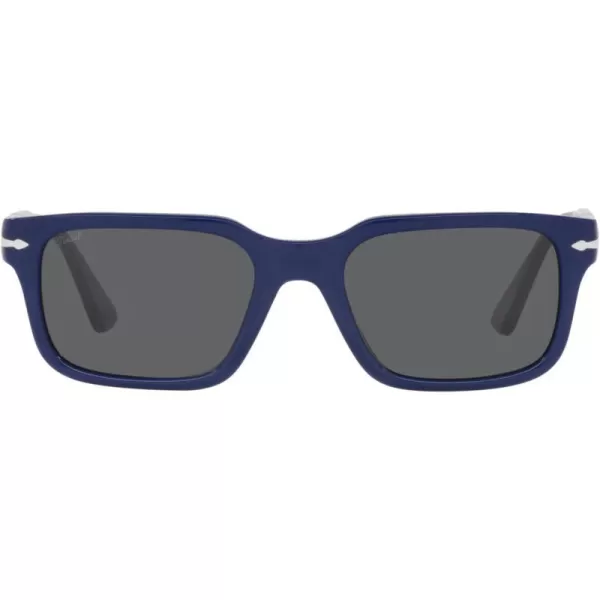 Persol PO3272S Rectangular SunglassesBlueDark Grey