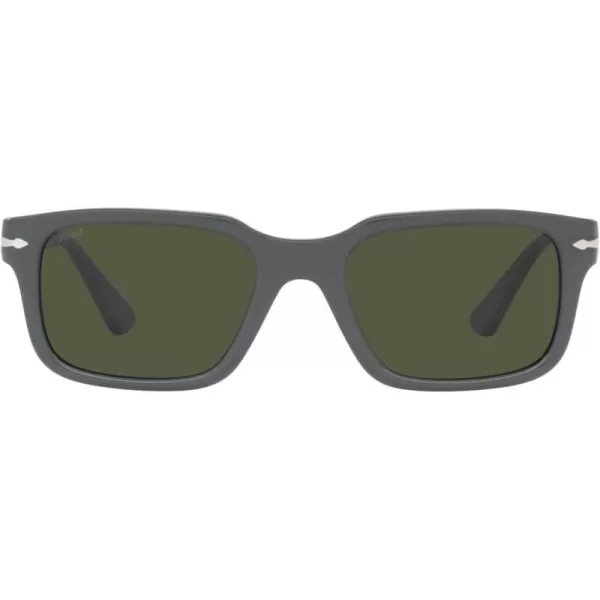 Persol PO3272S Rectangular SunglassesFull GreyGreen