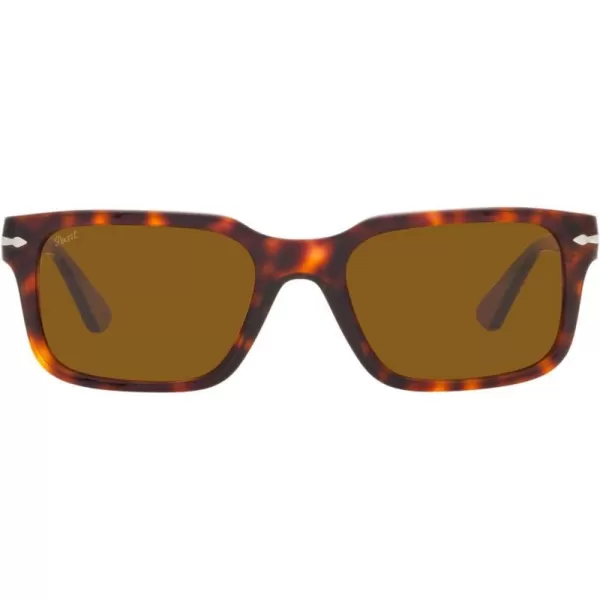 Persol PO3272S Rectangular SunglassesHavanaBrown