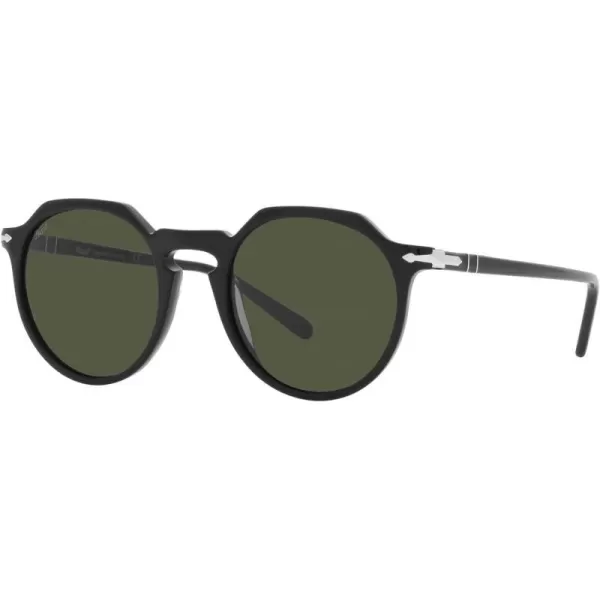 Persol PO3281S Round SunglassesBlackGreen