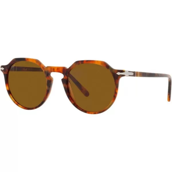 Persol PO3281S Round SunglassesCaffeBrown