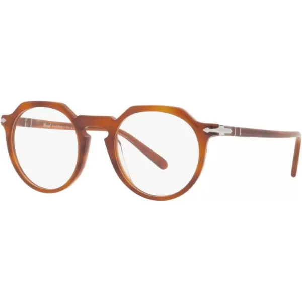 Persol PO3281V Round Prescription Eyewear FramesTerra Di SienaDemo Lens