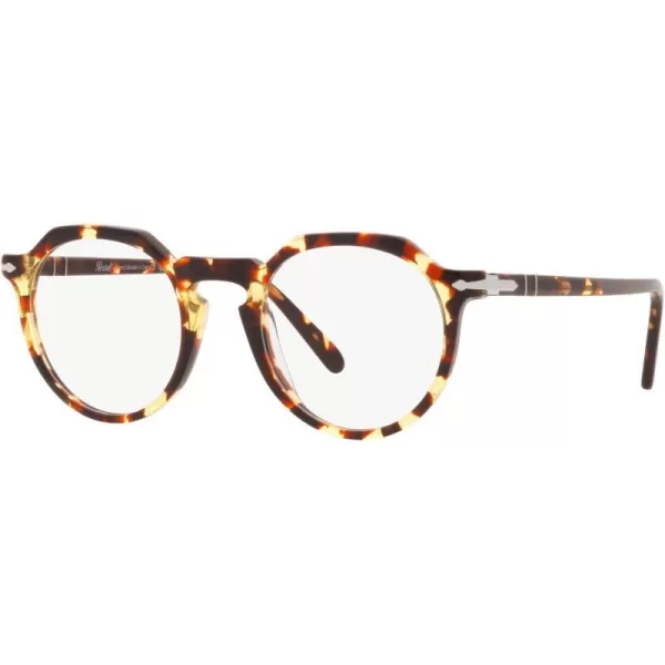 Persol PO3281V Round Prescription Eyewear FramesTobacco VirginiaDemo Lens