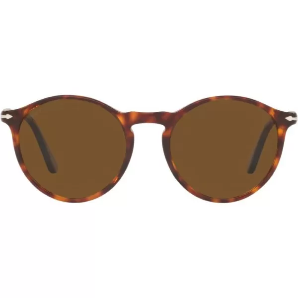 Persol PO3285S Round SunglassesHavanaBrown Polarized