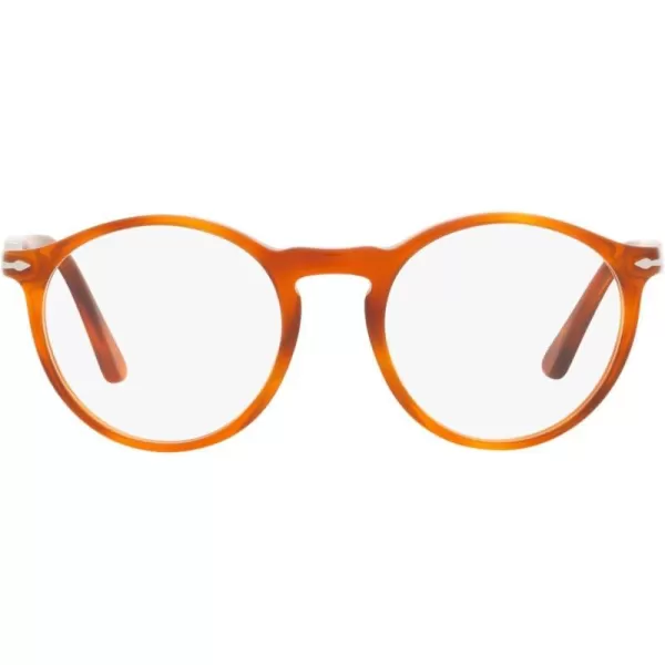 Persol PO3285V Round Prescription Eyewear FramesTerra Di SienaDemo Lens