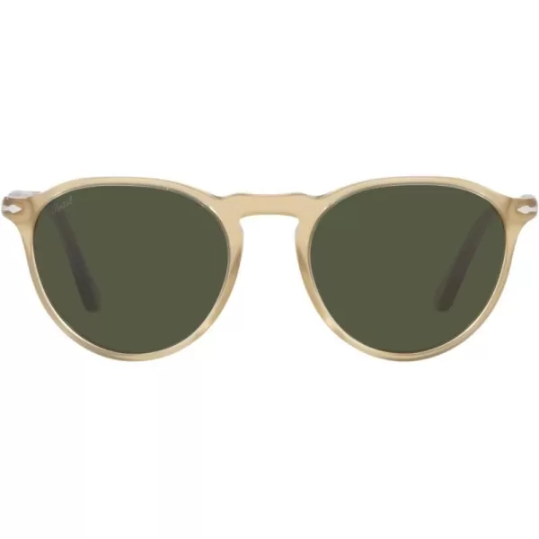 Persol PO3286S Round SunglassesBeige OpalGreen