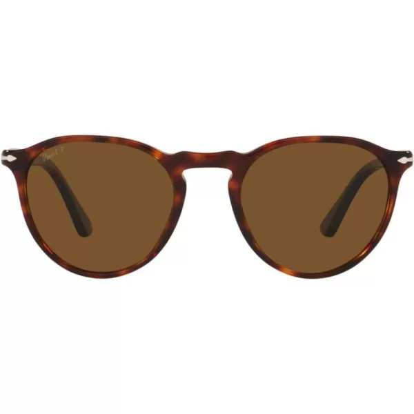 Persol PO3286S Round SunglassesHavanaPolarized Brown